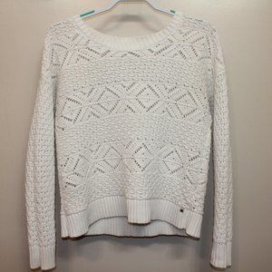 American Eagle white knit sweater